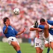 Imagen de archivo de Luis Enrique durante el partido ante Italia en el 94'