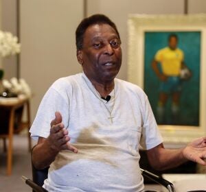 Pelé, en una imagen de archivo. Pelé, en una imagen de archivo.