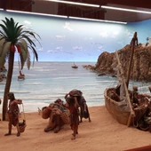 El belén representa "la barca de Jesús" El belén representa "la barca de Jesús"
