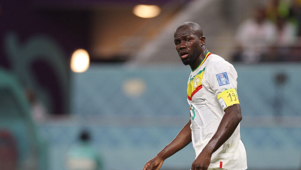 Koulibaly durante un partido en el Mundial de Qatar Koulibaly durante un partido en el Mundial de Qatar