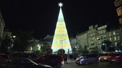 Encendido luces ourense