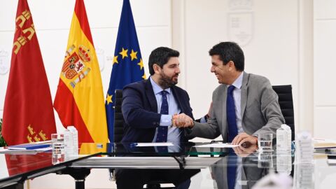 Reunión López Miras y Carlos Mazón