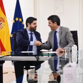 Reunión López Miras y Carlos Mazón