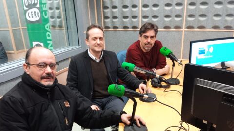 Gustavo Villalba, Manuel Mill&aacute;n y Carlos Lozano