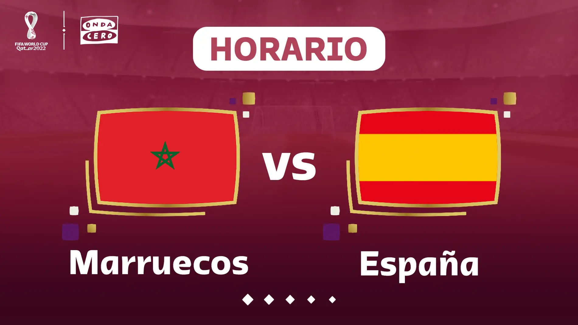 A qué España contra Marruecos: cómo ver los en directo | Cero Radio