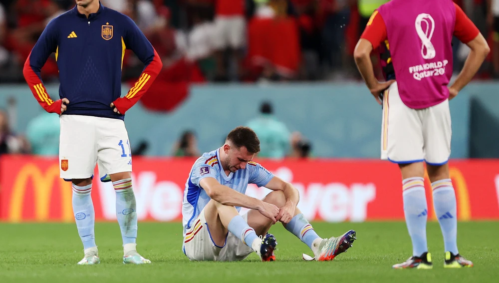 Laporte, uno de los más afectados por la eliminación de España en el Mundial