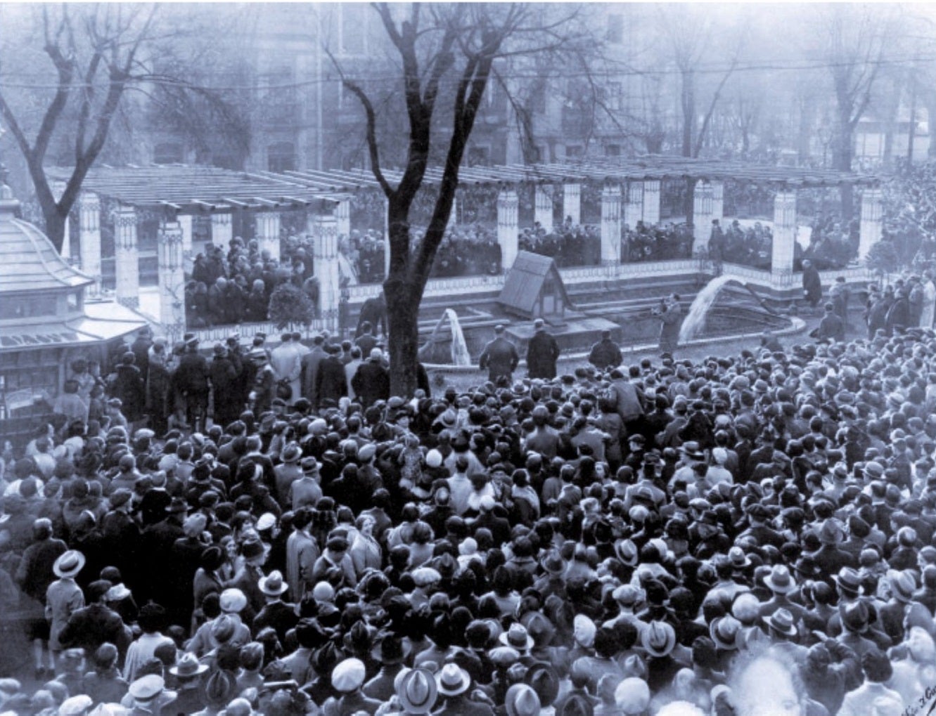 La pérgola de los campinos que ves es una réplica de la original La pérgola de los campinos que ves es una réplica de la original