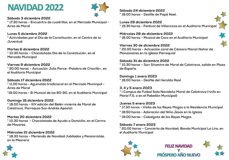 El Alcalde de Moral de Calatrava nos habla de lo que han preparado de aquí a final de año El Alcalde de Moral de Calatrava nos habla de lo que han preparado de aquí a final de año