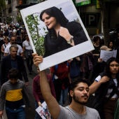 Imagen de archivo de una protesta en Australia en solidaridad con los manifestantes en Irán.