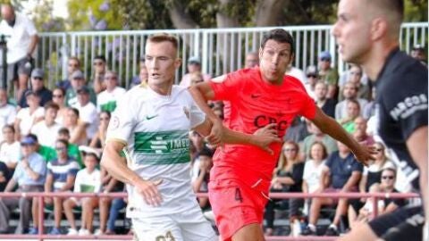 Bane, en un partido del Elche Ilicitano celebrado en el Diego Quiles Bane, en un partido del Elche Ilicitano celebrado en el Diego Quiles