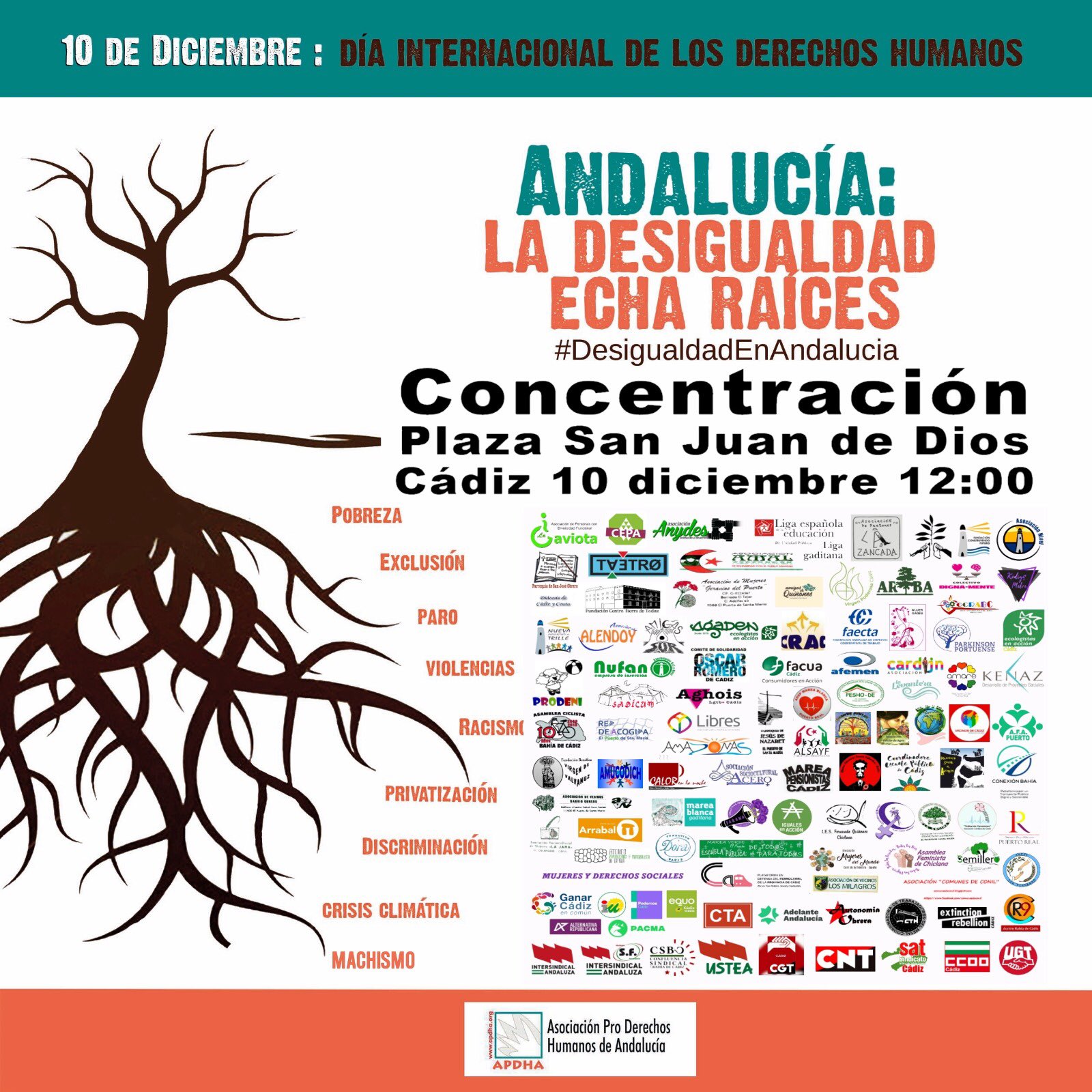 La Red de acogida de El Puerto, reconocida por la APDHA por el Día de los Derechos Humanos La Red de acogida de El Puerto, reconocida por la APDHA por el Día de los Derechos Humanos