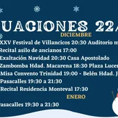 Programación Navidad 22-723 Coro Rociero Santo Cristo Programación Navidad 22-723 Coro Rociero Santo Cristo
