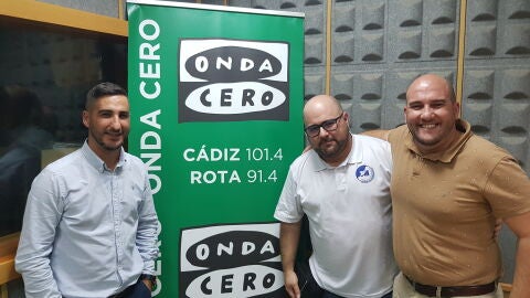 Lolo Ben&iacute;tez Molina, Javi Mac&iacute;as Tinoco y Fernando Jurado