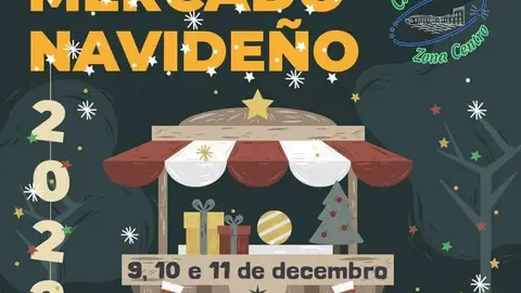 Mercado navideño de Cambados Cartel de la campaña del Mercado de Cambados