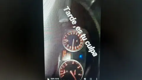 El vehículo iba a gran velocidad El vehículo iba a gran velocidad