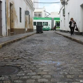 Calle Almirante Cervera, en San Fernando Calle Almirante Cervera, en San Fernando