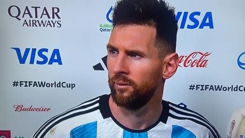 Leo Messi, tras el partido
