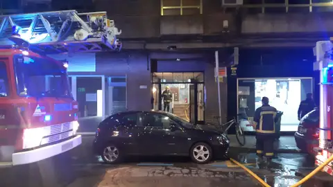 El incendio ha ocurrido en un edificio de la calle Ruiz Morote El incendio ha ocurrido en un edificio de la calle Ruiz Morote