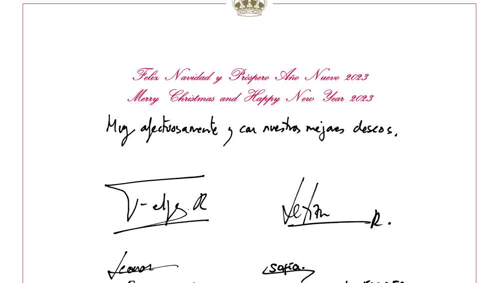 Felicitación navideña de la Casa Real Felicitación navideña de la Casa Real