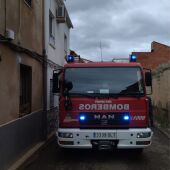 Los bomberos de Almadén actuaron en el incendio de Chillón