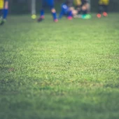 Imagen de un partido de fútbol Imagen de un partido de fútbol