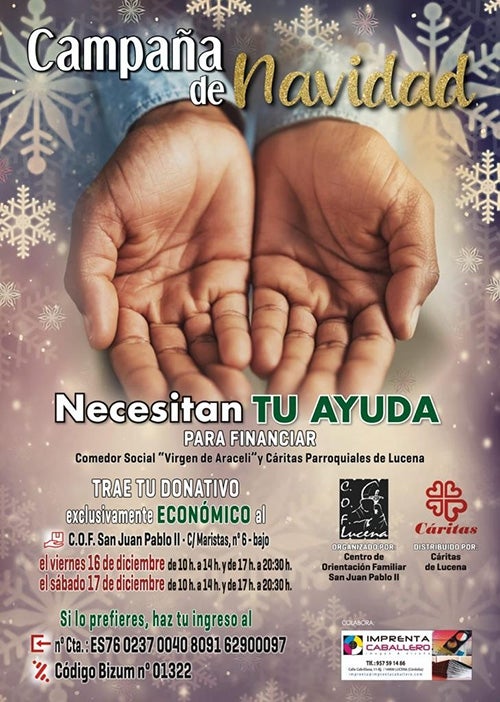 Campaña del Centro de Orientación Familiar San Juan Pablo II de Lucena Campaña del Centro de Orientación Familiar San Juan Pablo II de Lucena