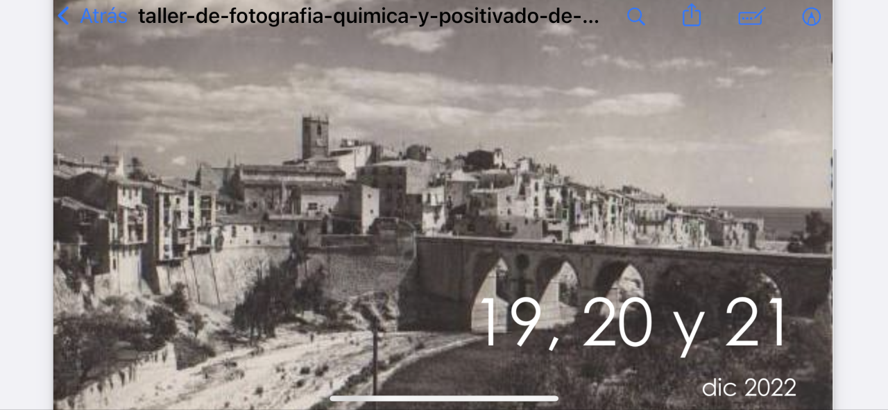 La Seu Universitaria de La Vila Joiosa organiza un taller de fotografía química La Seu Universitaria de La Vila Joiosa organiza un taller de fotografía química