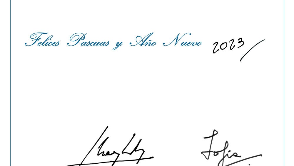 Felicitación navideña de la Casa Real Felicitación navideña de la Casa Real