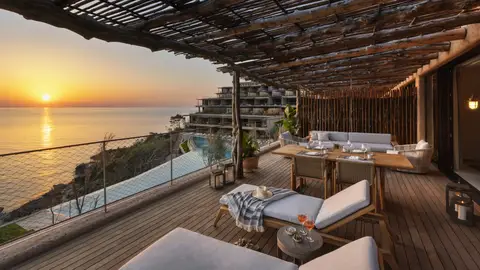 Instalaciones del hotel Six Senses Ibiza, situado en la bahía de Cala Xarraca (Sant Joan de Labritja) Instalaciones del hotel Six Senses Ibiza, situado en la bahía de Cala Xarraca (Sant Joan de Labritja)