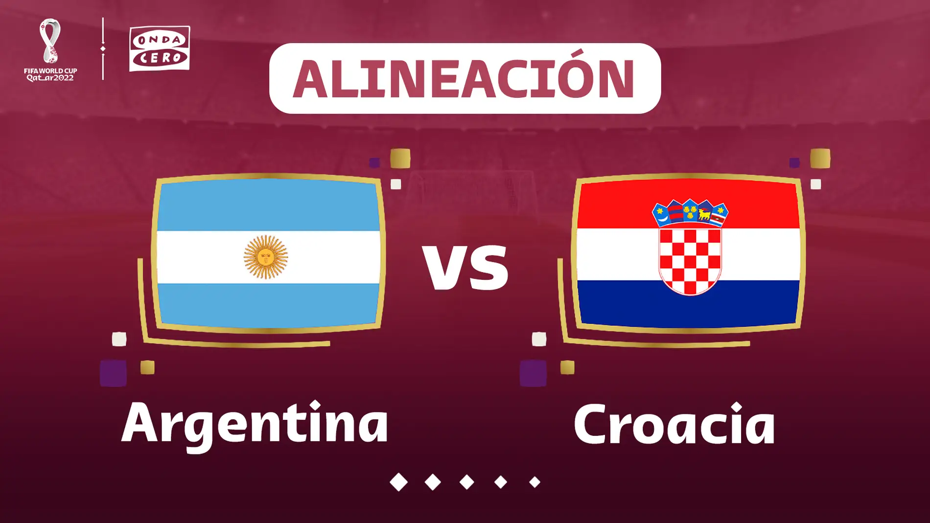 Mejorar templado Ciudadano Alineación de Argentina y Croacia hoy en la semifinal del Mundial de Qatar  2022 | Onda Cero Radio