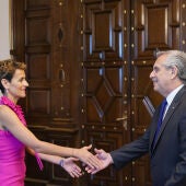 María Chivite y Alberto Fernandez