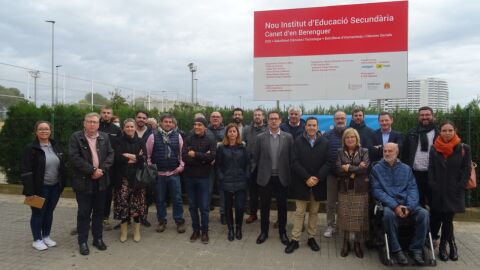 Inicio de las obras del nuevo Instituto de Canet d&#39;en Berenguer