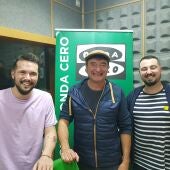 Juanma Braza, Robe Gómez y Juan Pérez
