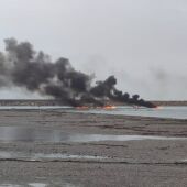 Investigan si el barco incendiado en Almerimar daba combustible a embarcaciones con "fines delictivos"