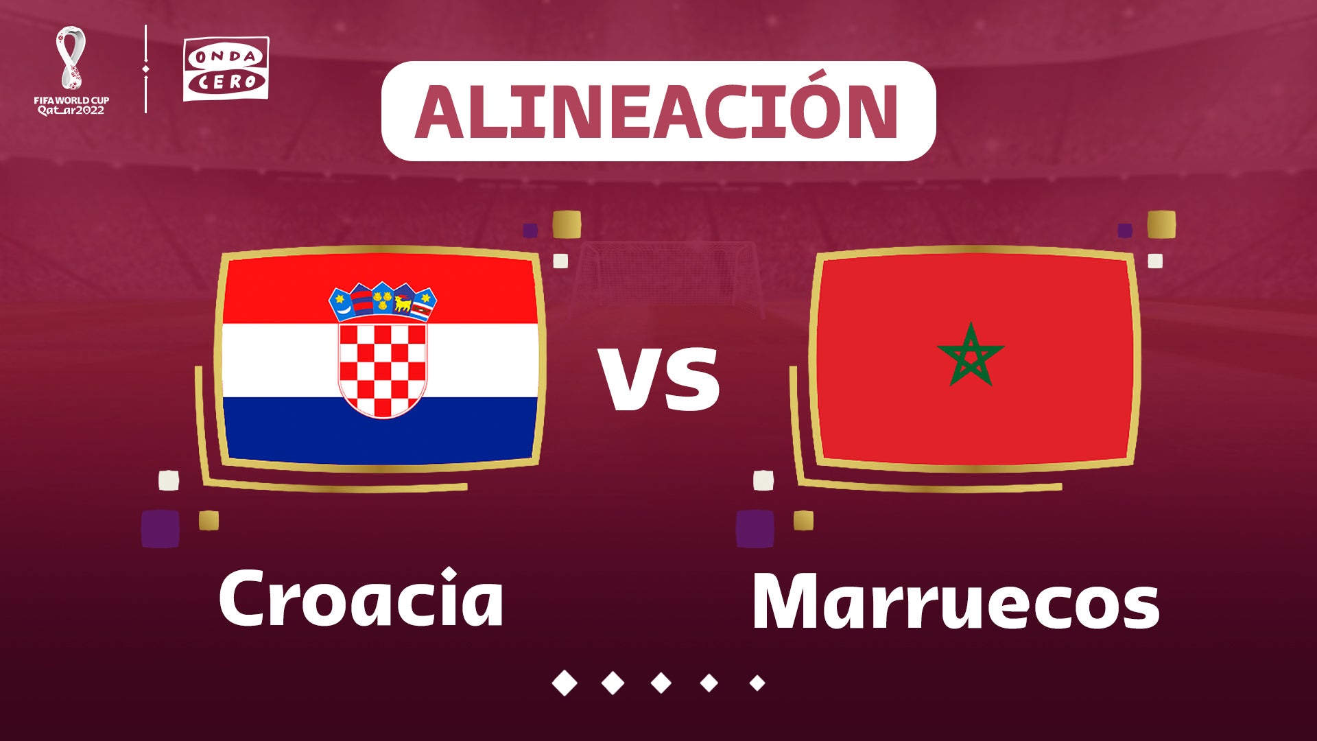 Alineación del Croacia vs Marruecos: en juego el tercer puesto Alineación del Croacia vs Marruecos: en juego el tercer puesto