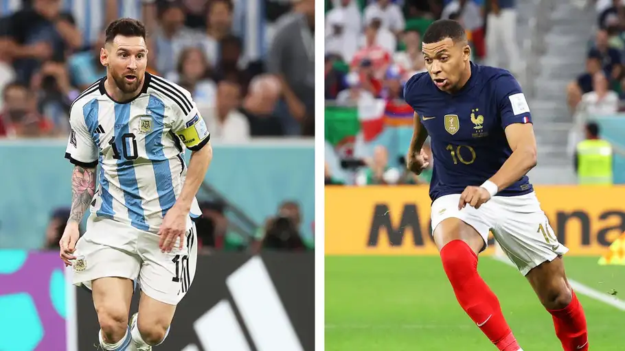 Messi y Mbappé Messi y Mbappé