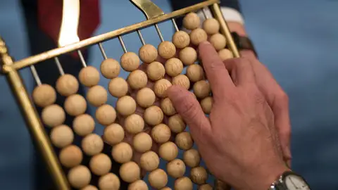 Las bolas del Sorteo de la Lotería de Navidad Las bolas del Sorteo de la Lotería de Navidad