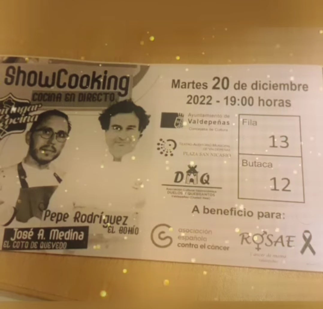 Cocina en directo en Valdepeñas con dos chef con Estrella Michelín Cocina en directo en Valdepeñas con dos chef con Estrella Michelín