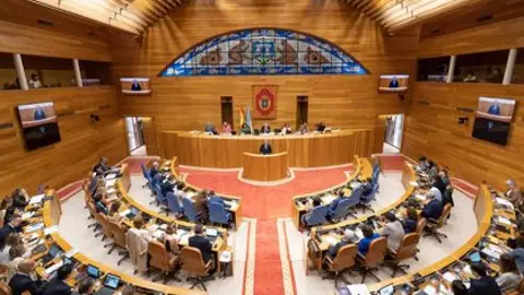 Imagen de archivo de una sesión en el Parlamento de Galicia. Europa Press. Parlamento de Galicia