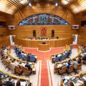 Imagen de archivo de una sesión en el Parlamento de Galicia. Europa Press.