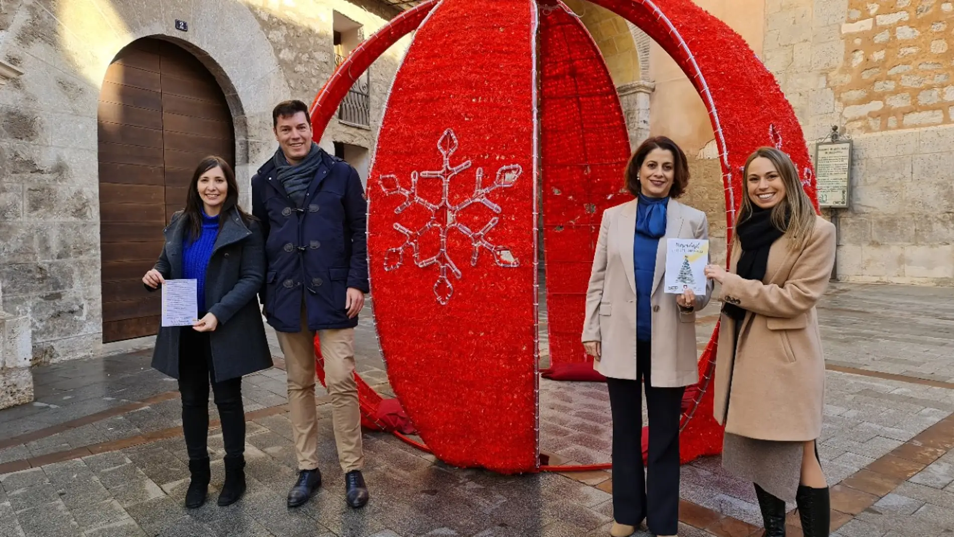 Presentación de la campaña navideña en la Plaza de la Catedral