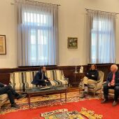  La presidenta de la Diputación mantiene una reunión con el alcalde de Barruelo de Santullán