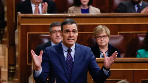 Pedro Sánchez, en el Congreso de los Diputados Pedro Sánchez, en el Congreso de los Diputados