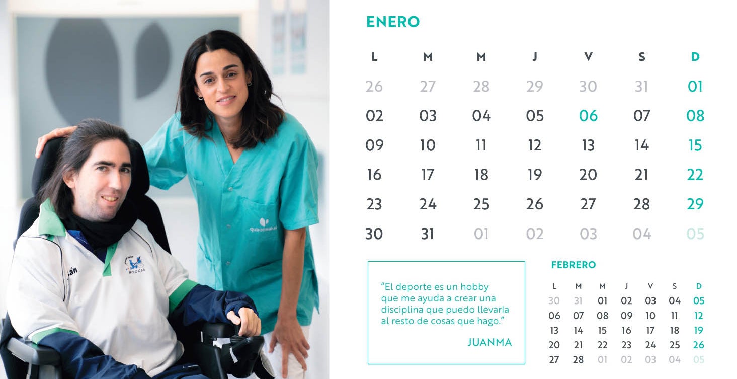 Quirónsalud presenta su calendario solidario 2023 de la mano del Club Amics de la Boccia Quirónsalud presenta su calendario solidario 2023 de la mano del Club Amics de la Boccia
