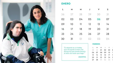 Quirónsalud presenta su calendario solidario 2023 de la mano del Club Amics de la Boccia calendario
