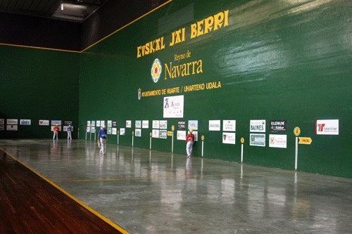 El frontón Euskal Jai Berri de Huarte podrá usarse para modalidades de herramienta El frontón Euskal Jai Berri de Huarte podrá usarse para modalidades de herramienta