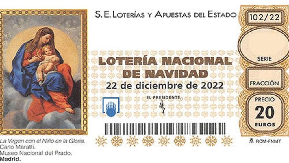 Décimo del Sorteo de Lotería de Navidad 2022