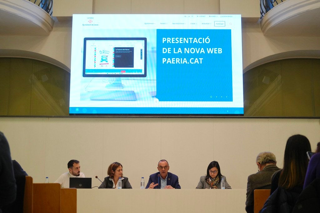 Nou web de la Paeria, més àgil, intuïtiu i segur Nou web de la Paeria, més àgil, intuïtiu i segur
