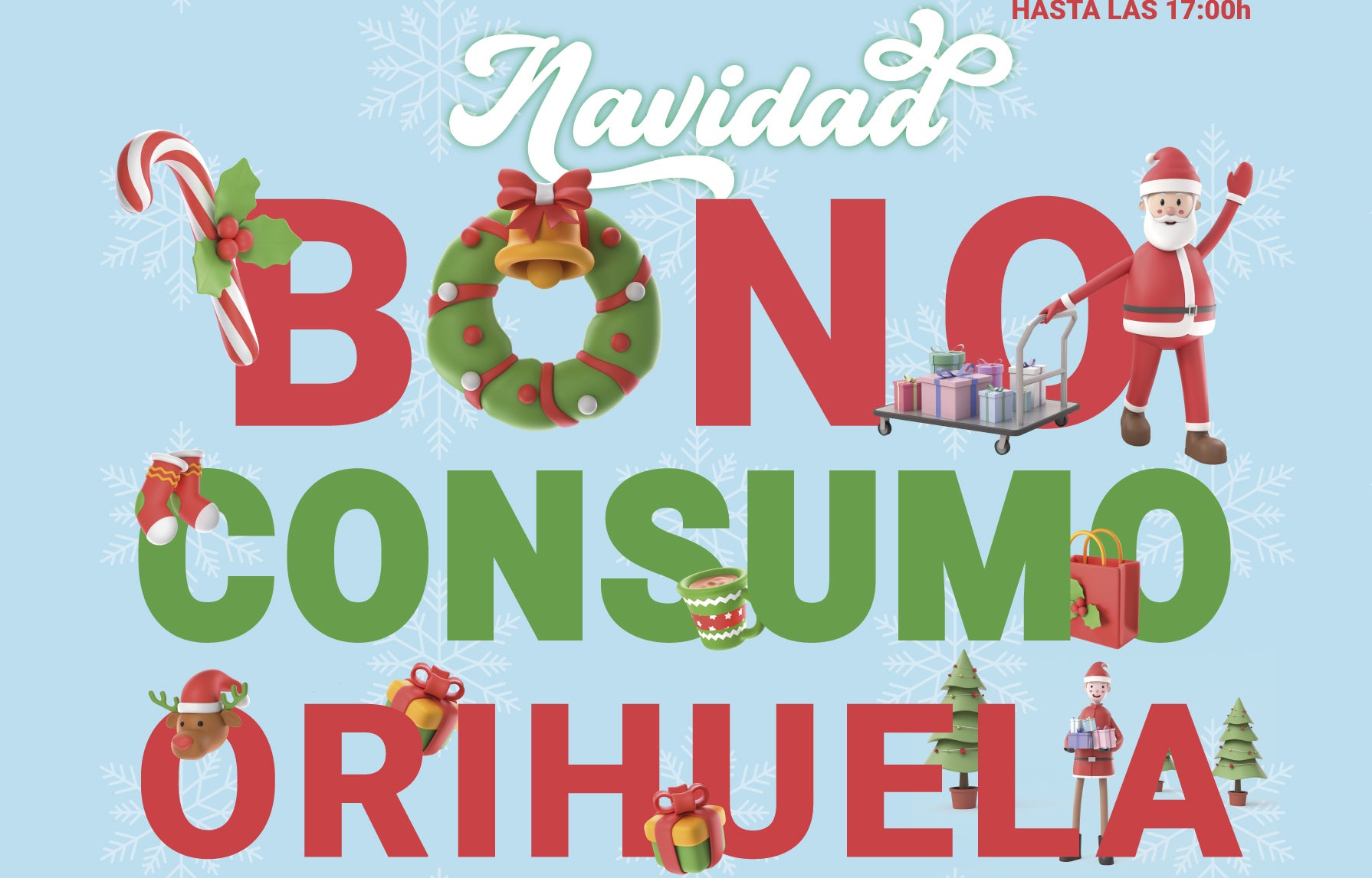 Orihuela pone en marcha el Bono Consumo Navidad del 22 al 31 de diciembre Orihuela pone en marcha el Bono Consumo Navidad del 22 al 31 de diciembre