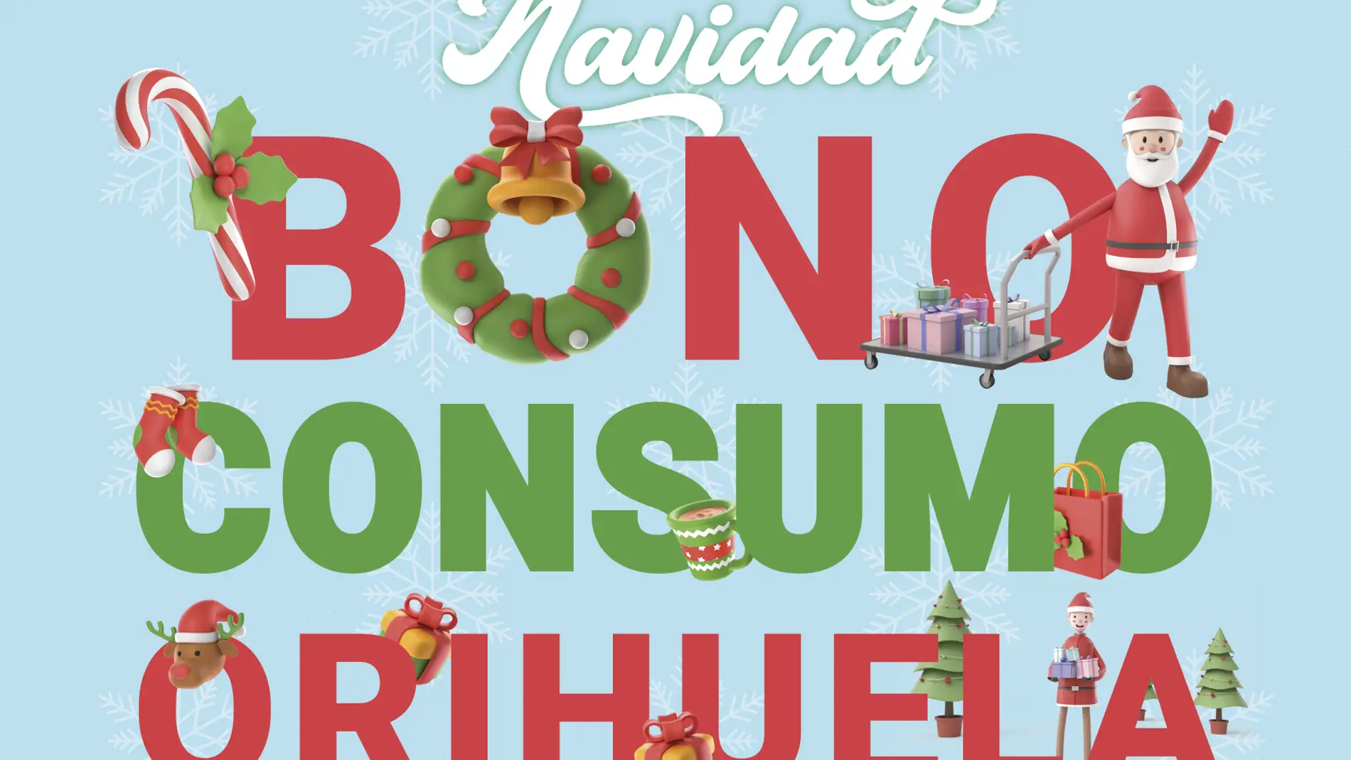 Orihuela pone en marcha el Bono Consumo Navidad del 22 al 31 de diciembre 